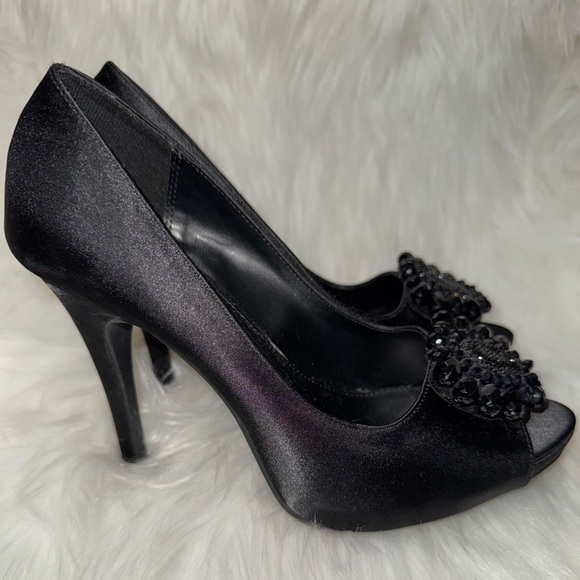 Apt. 9 Black Embellished Flats - Picture 6 of 9